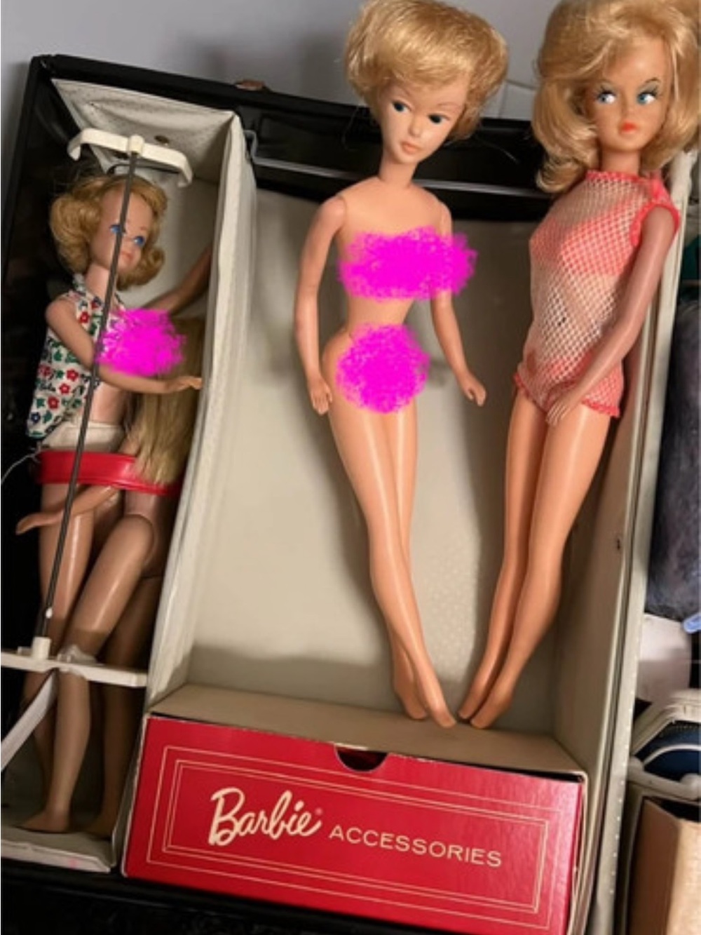 Vintage 1962 Barbie starter kit original vinyl case - Picture 2 of 8